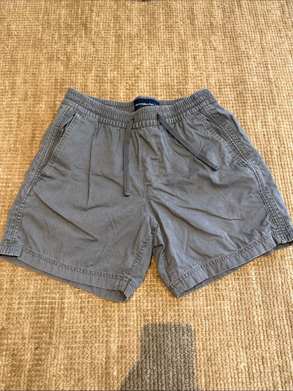 Abercrombie & Fitch Men's Drawstring Shorts - Gray